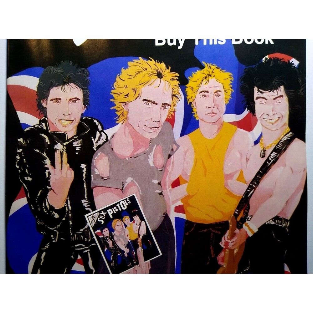 Sex Pistols Punk Rock Fantasy Comic July 1990 Johnny Rotten Sid Vicious UNUSED